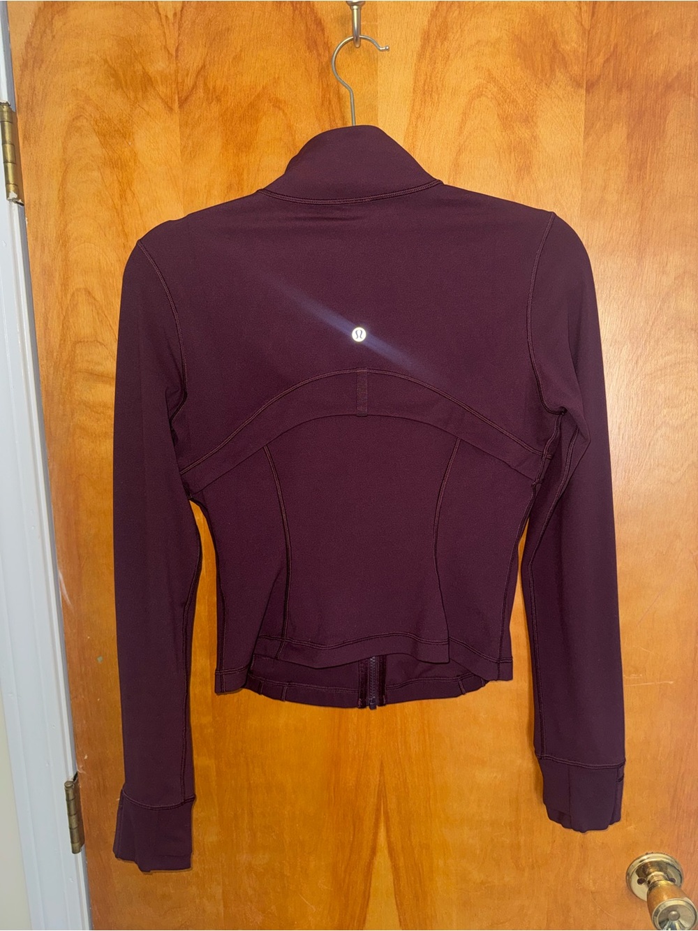 Lululemon Plum Burgundy Define Cropped Jacket *Nulu - Size 8 - Picture 8 of 8
